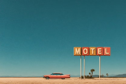 Heartbreak Hotel - Hand Painting