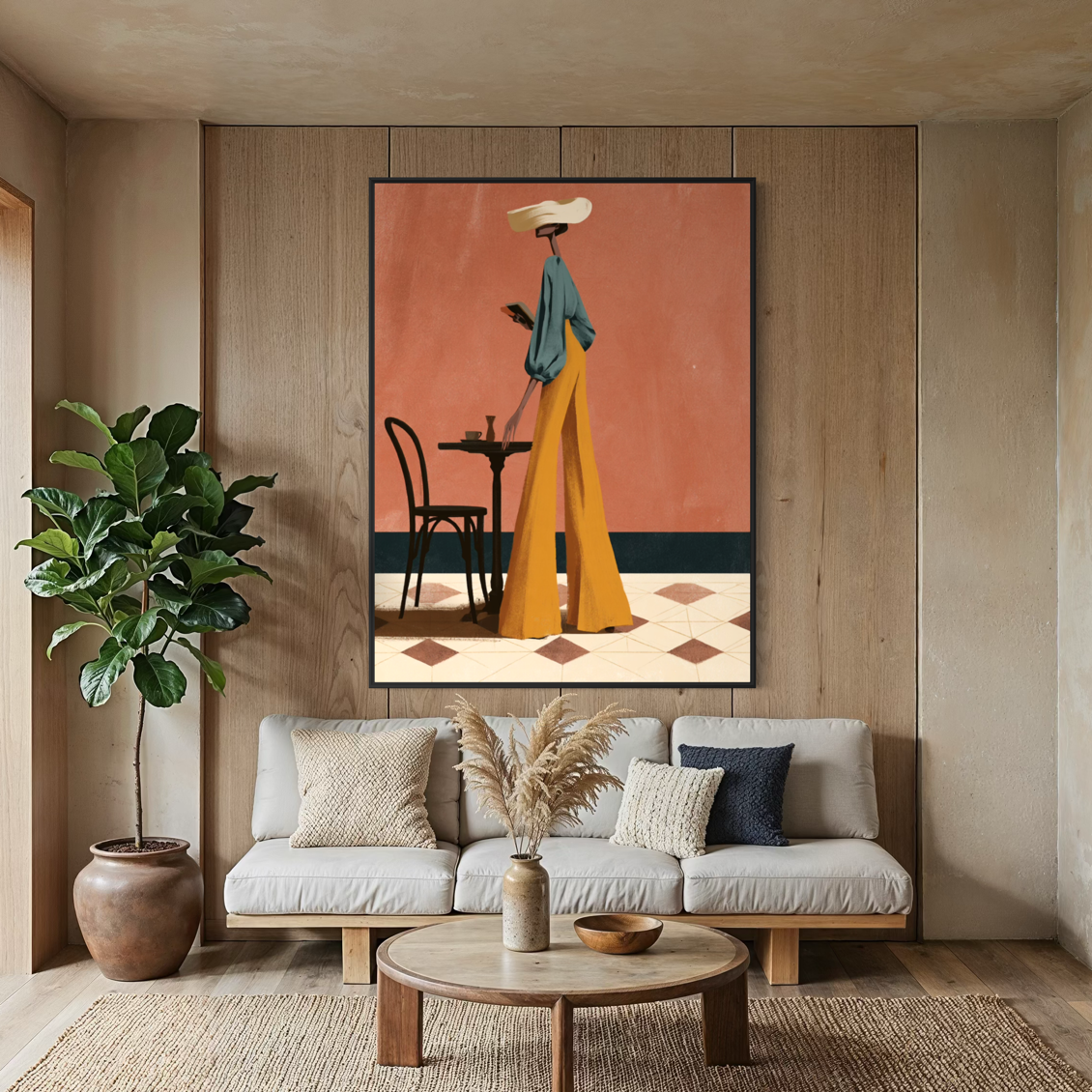 The Art of Being Unbothered - Hand Painting