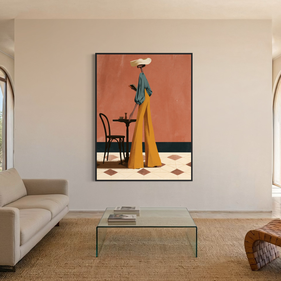 The Art of Being Unbothered - Hand Painting