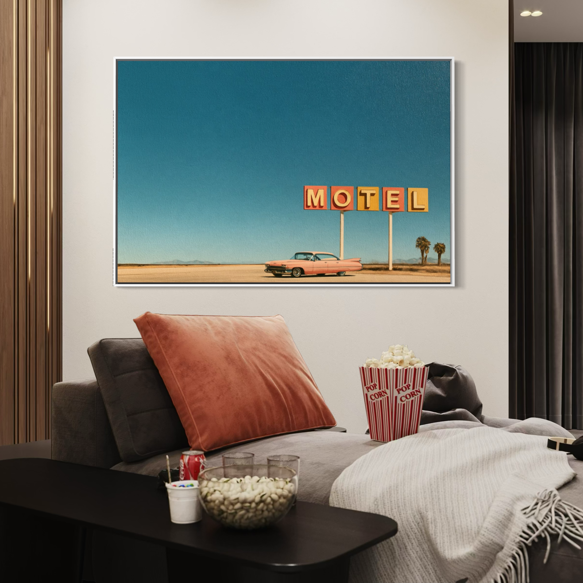 One Night on Route 66 - Hand Painting
