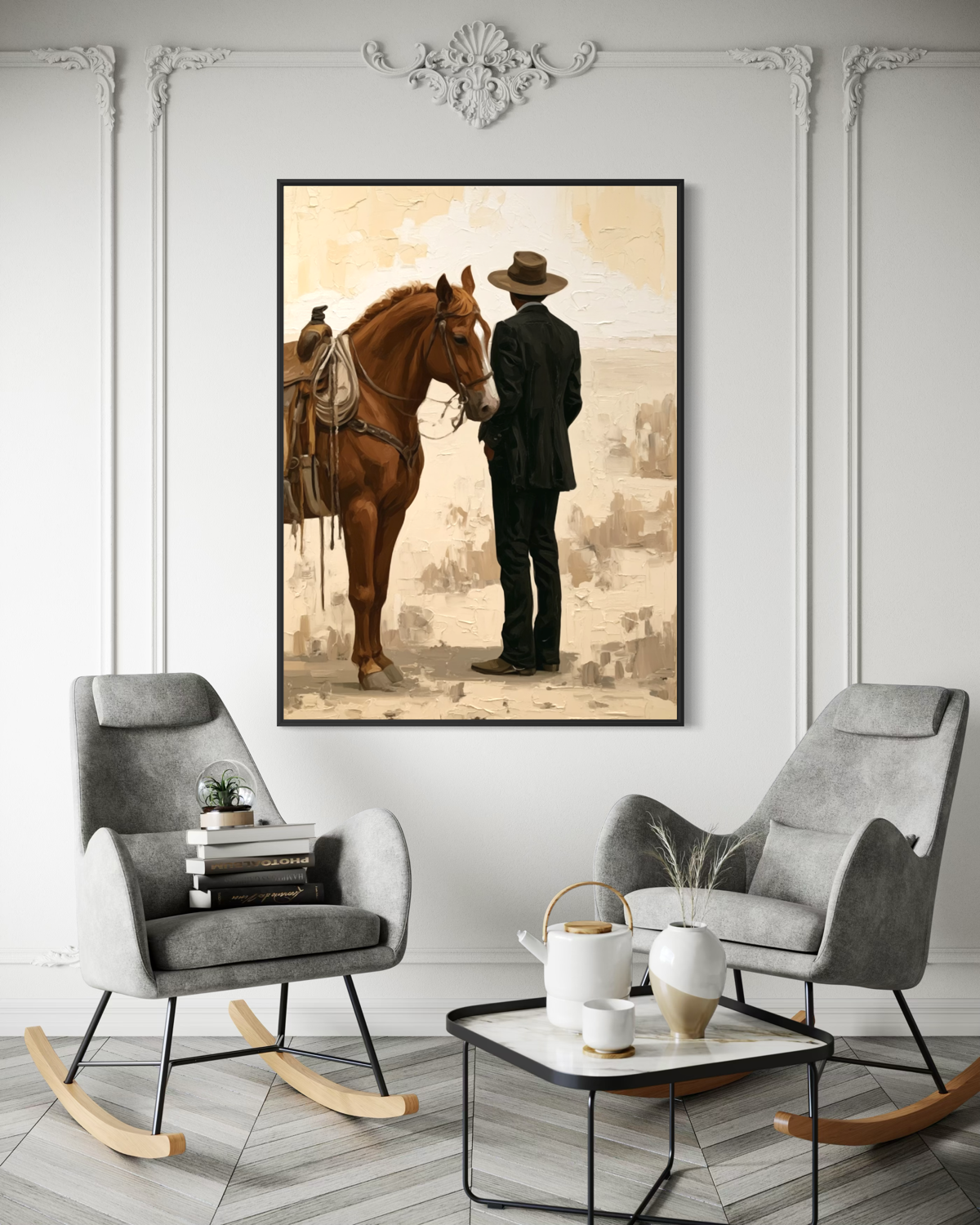 A Cowboy’s Best Friend - Hand Painting