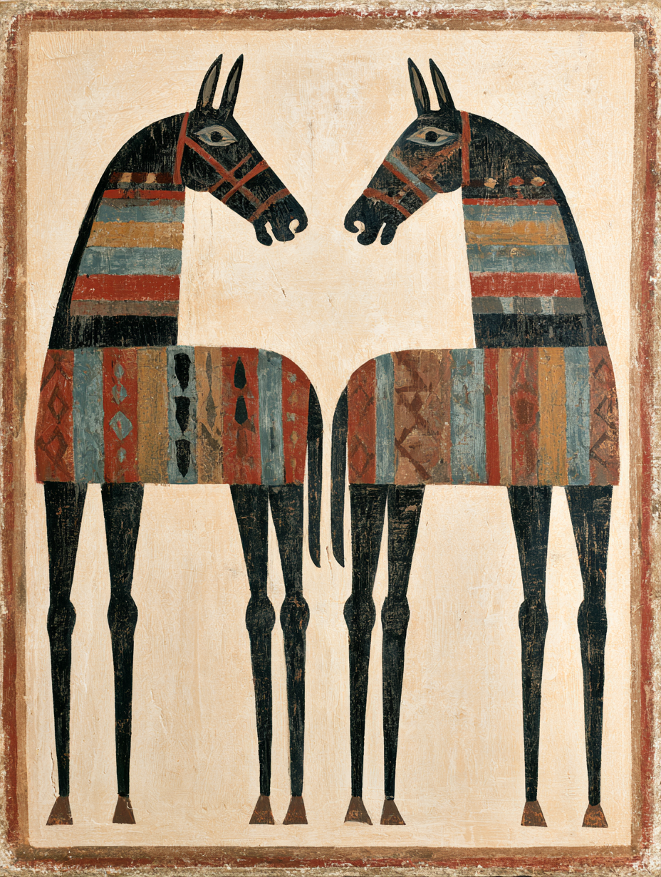 Kindred Spirits - Hand Painting Vintage Collection