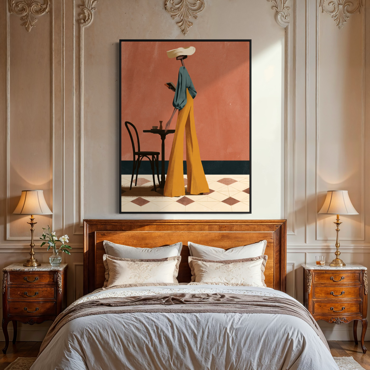 The Art of Being Unbothered - Hand Painting Vintage Collection