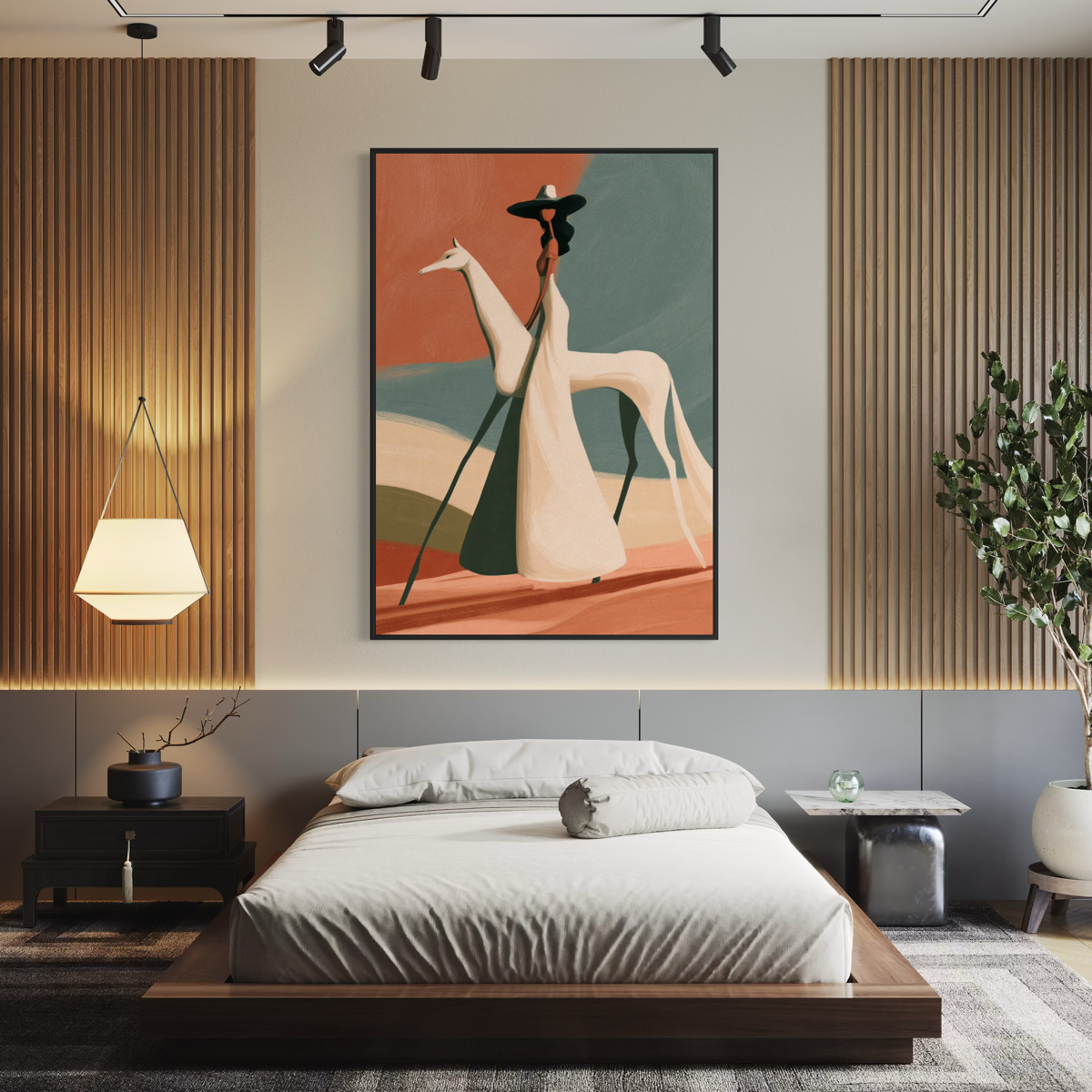 The Wild and the Graceful - Hand Painting Vintage Collection