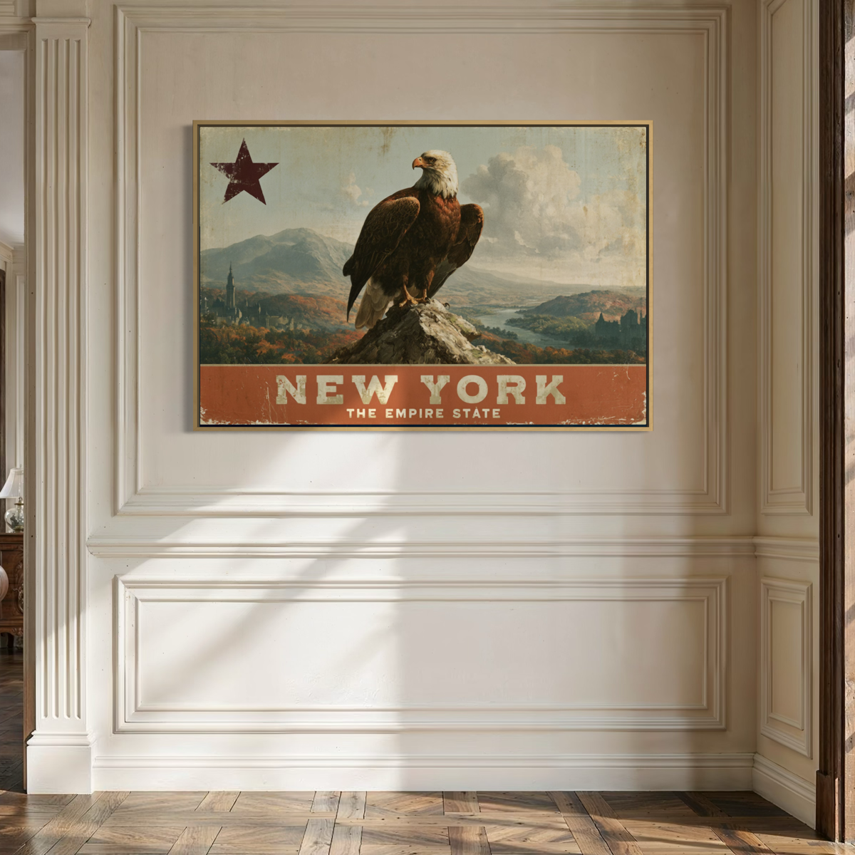 Land of the Free - Hand Painting Vintage Collection