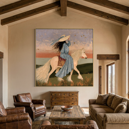 Somewhere Out West - Hand Painting