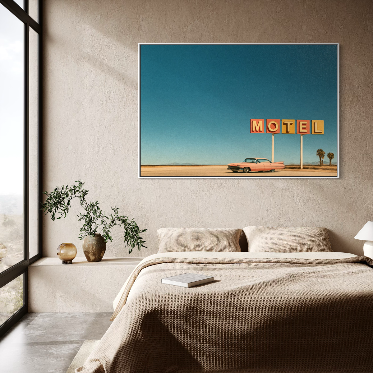 One Night on Route 66 - Hand Painting