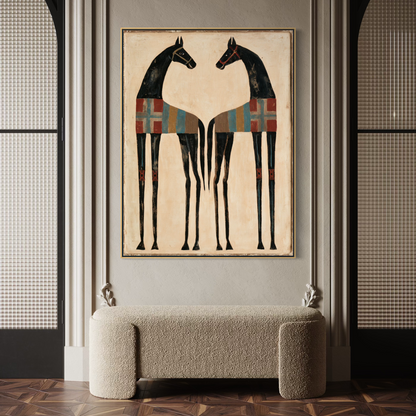 The Painted Pair - Hand Painting