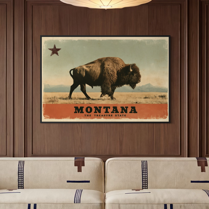 Montana Wild - Hand Painting
