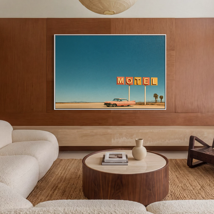 One Night on Route 66 - Hand Painting