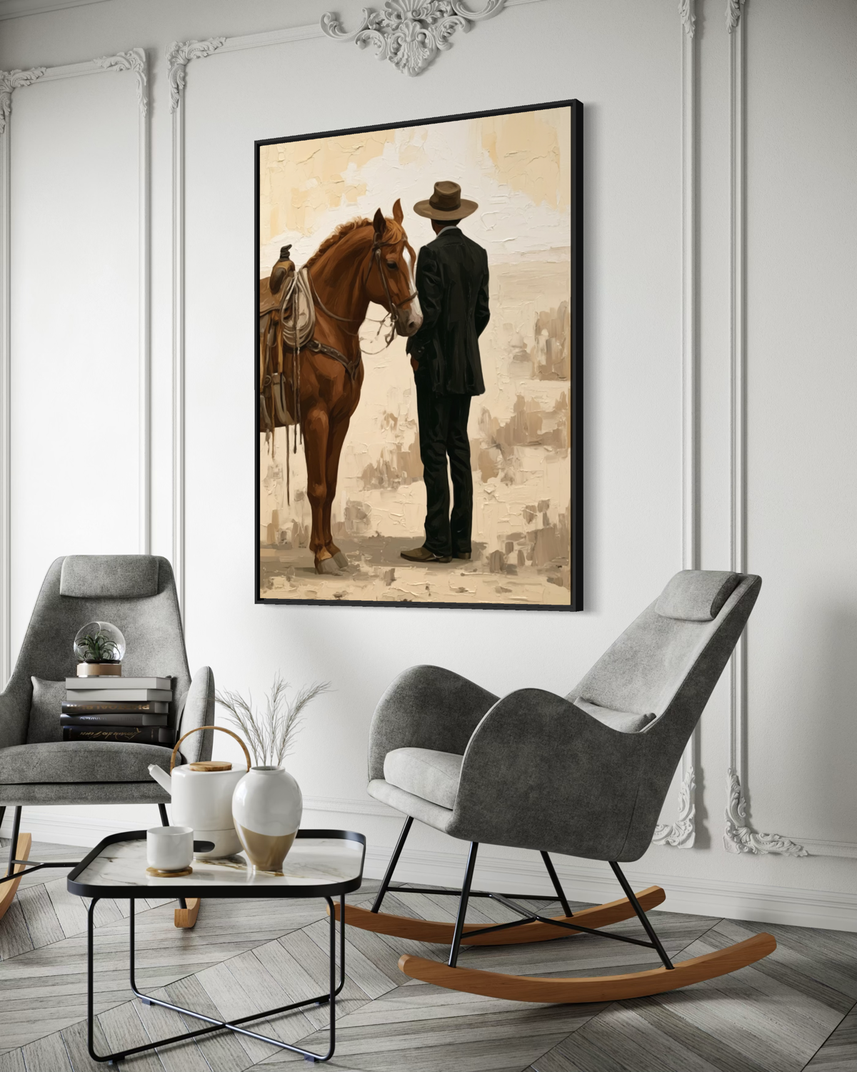 A Cowboy’s Best Friend - Hand Painting