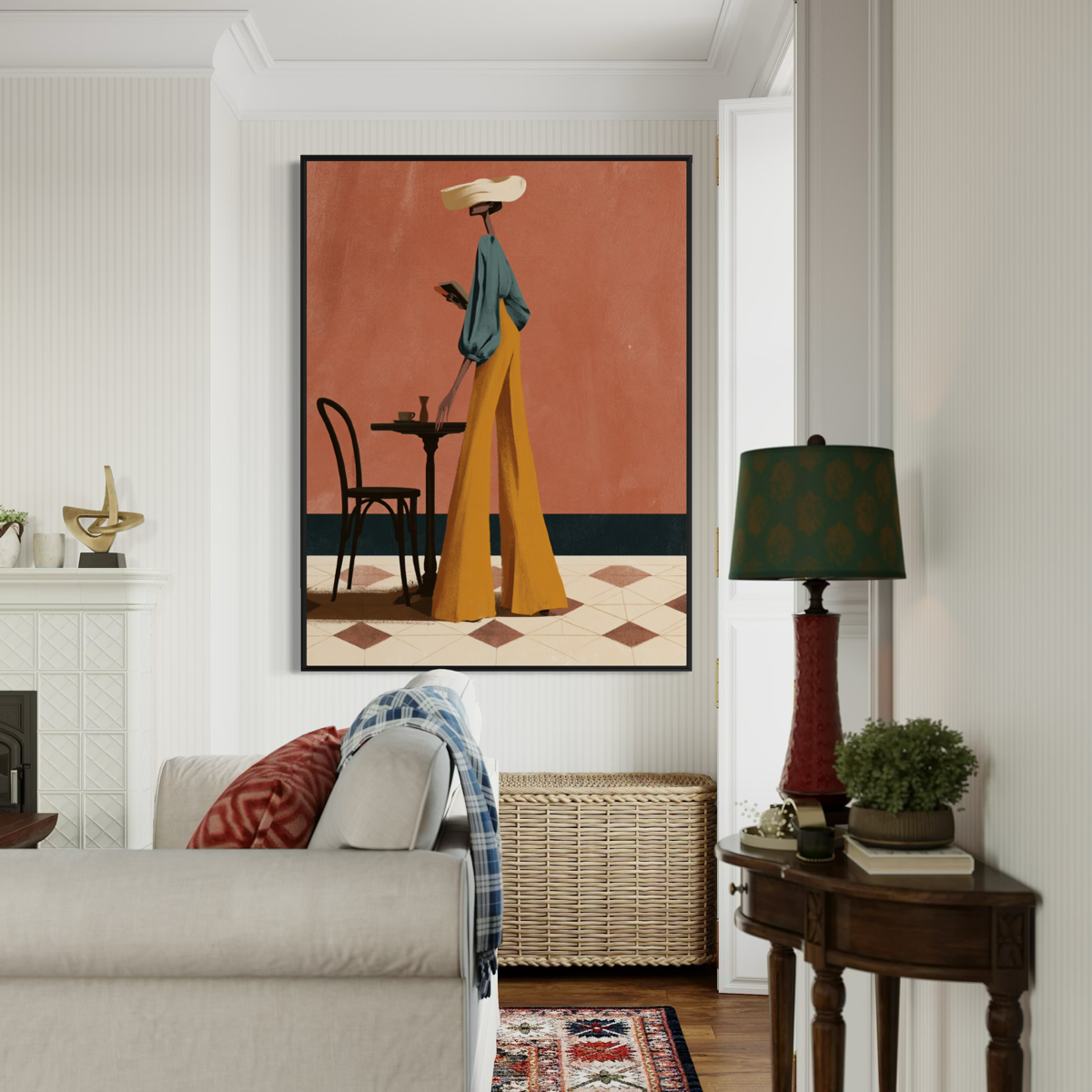The Art of Being Unbothered - Hand Painting