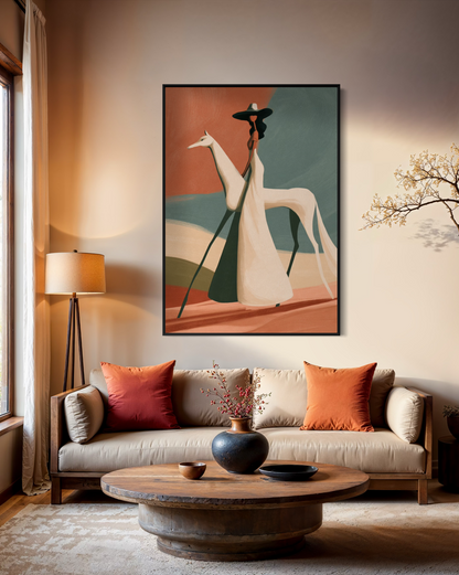The Wild and the Graceful - Hand Painting