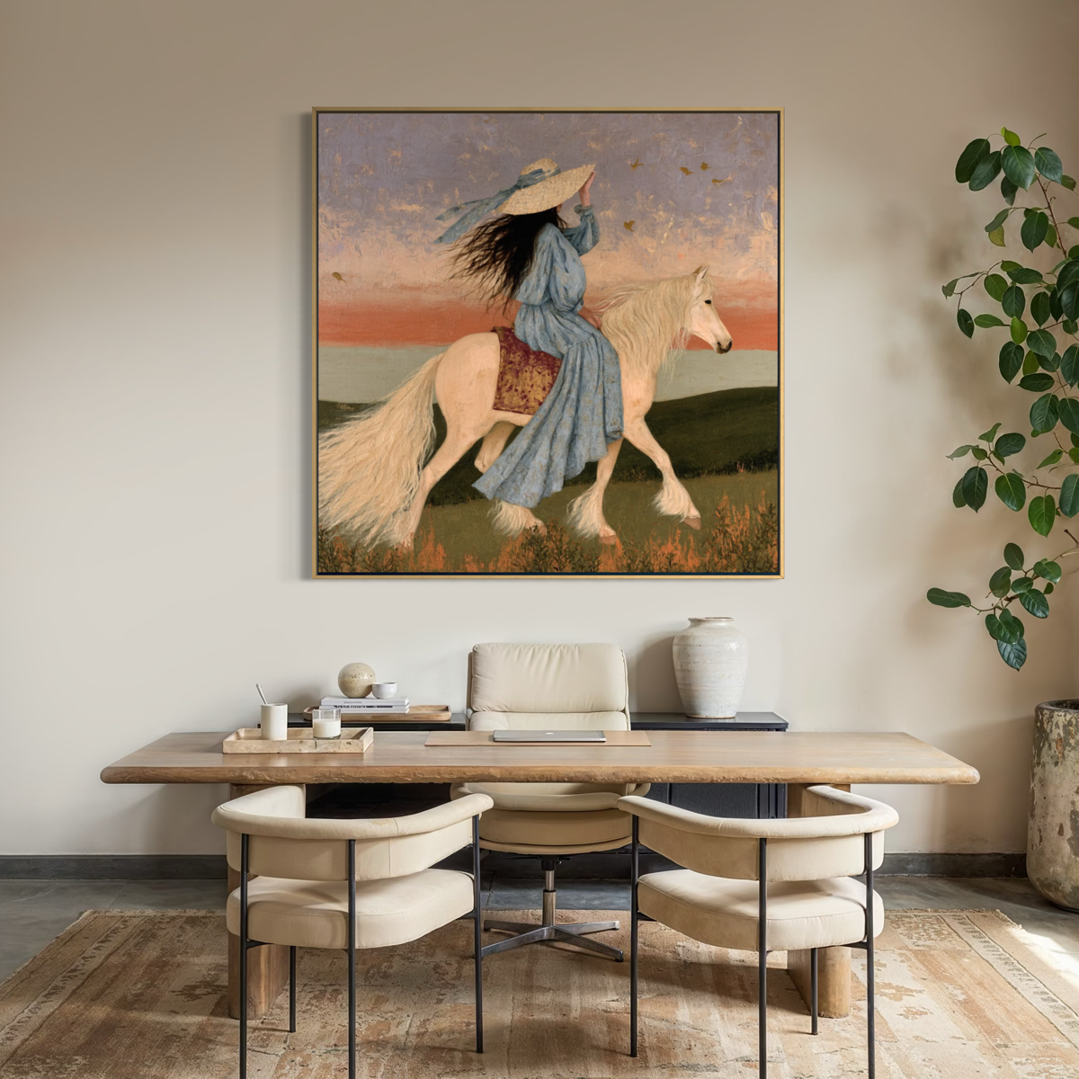 Somewhere Out West - Hand Painting 