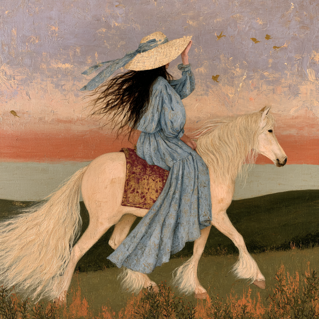 Somewhere Out West - Hand Painting