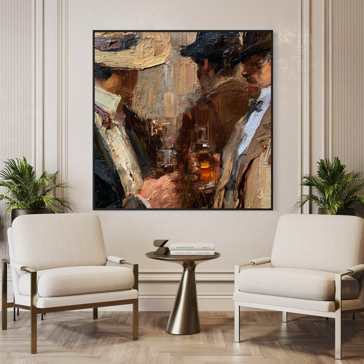 The Good Old Days - Hand Painting Leinwand-Wandkunst