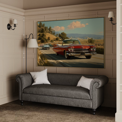 Cruisin’ Down Route 66 - Hand Painting