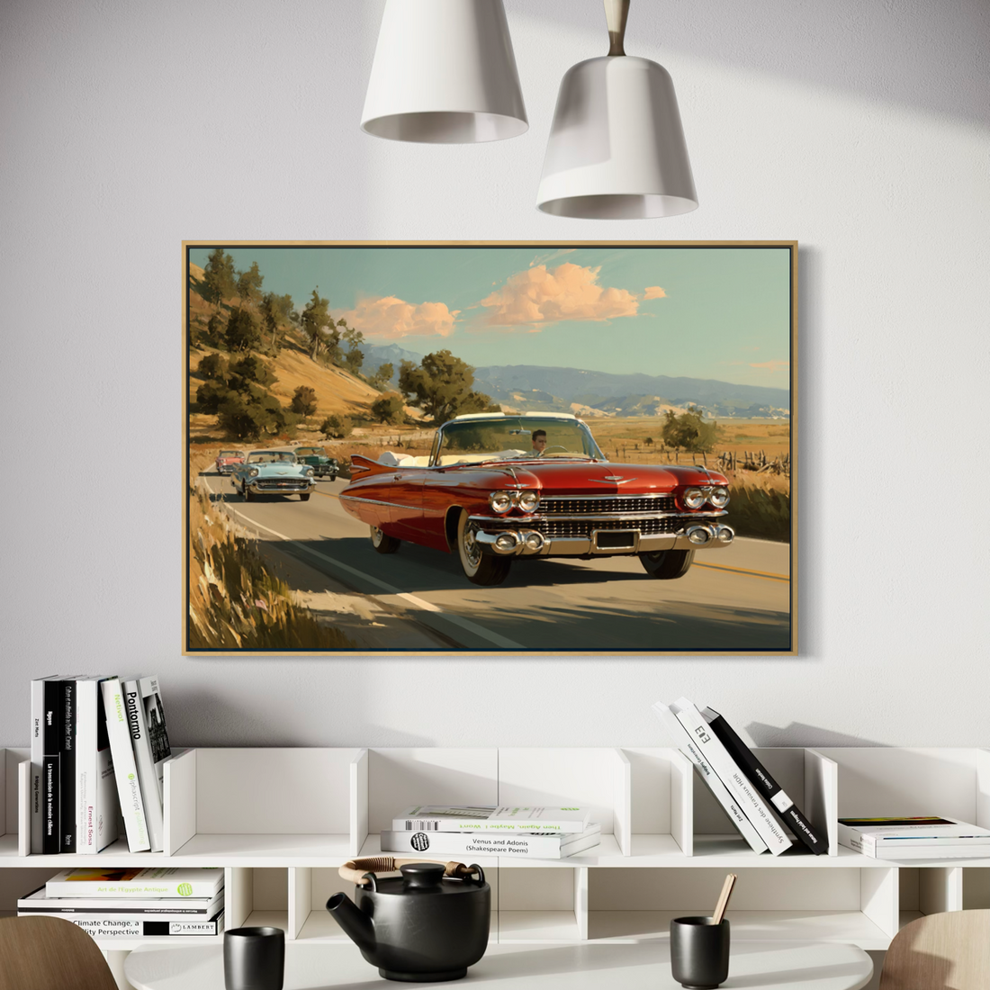 Cruisin’ Down Route 66 - Hand Painting