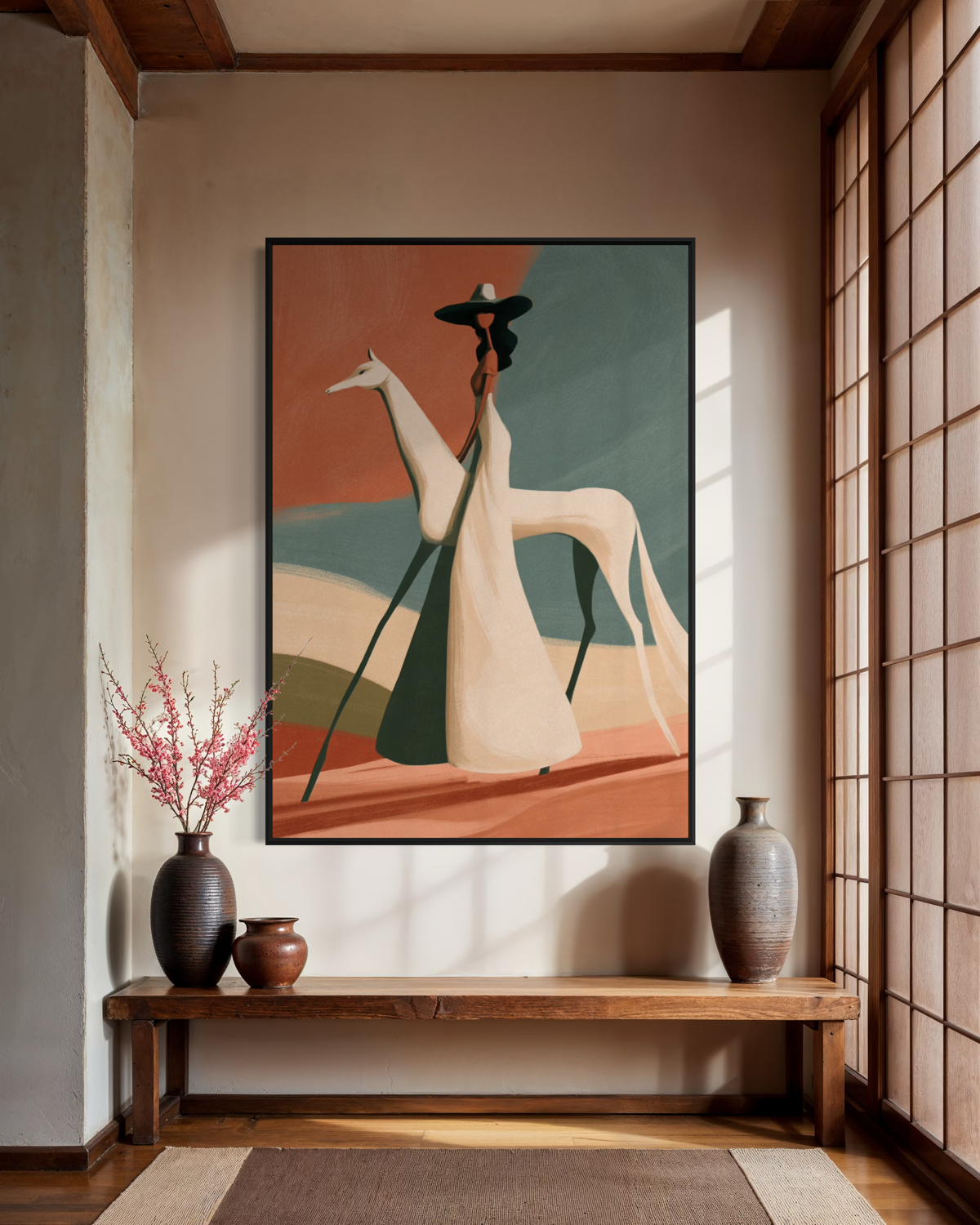 The Wild and the Graceful - Hand Painting Vintage Collection