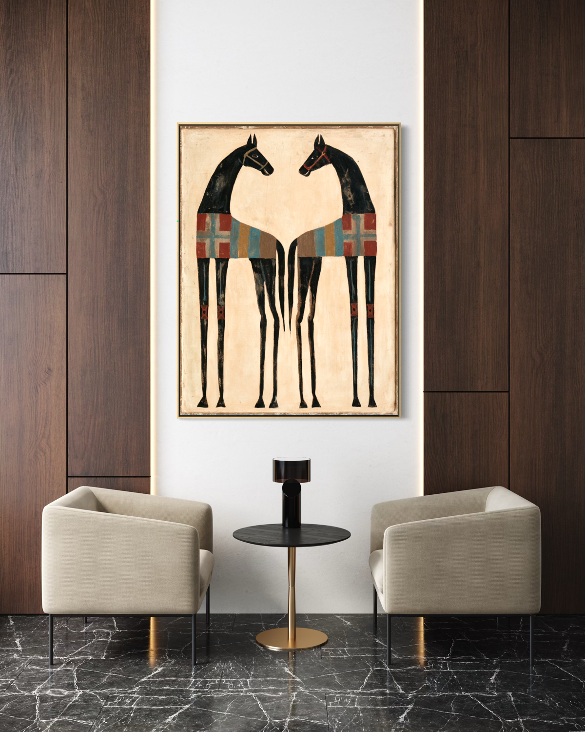 The Painted Pair - Hand Painting
