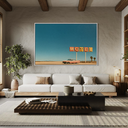 One Night on Route 66 - Hand Painting