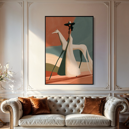 The Wild and the Graceful - Hand Painting