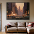 New York, New York - Hand Painting