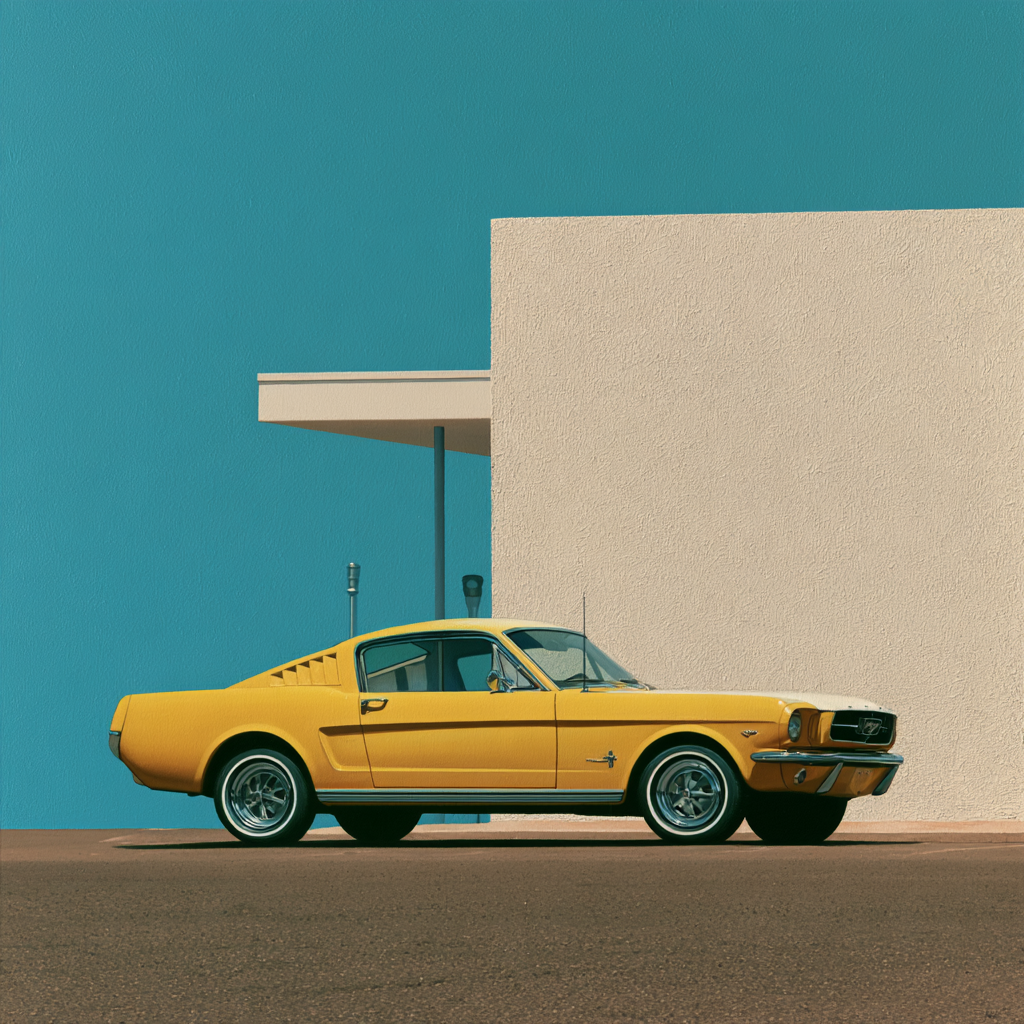 Mustang Sally - Hand Painting Vintage Collection