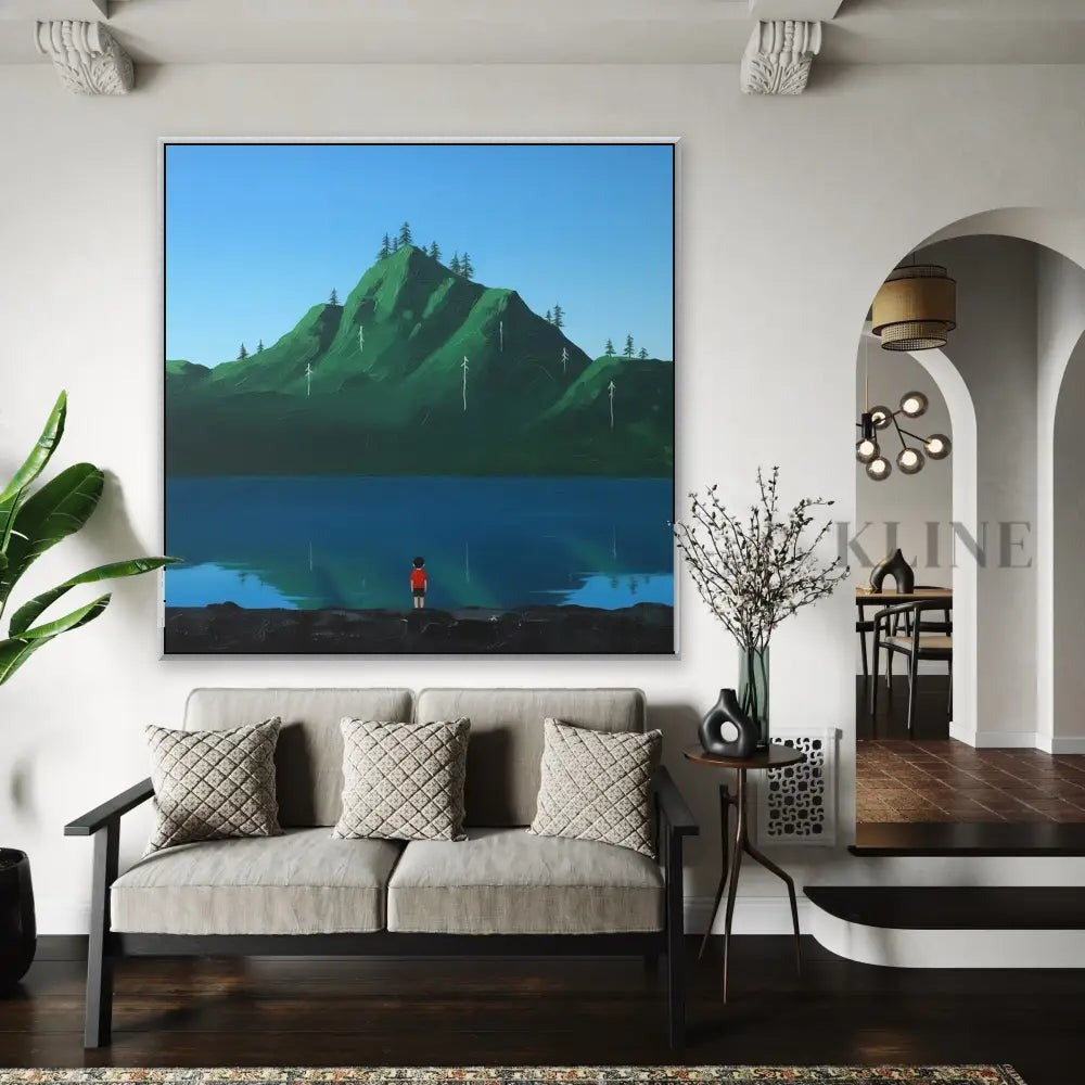 Dreaming Above - Hand Painting