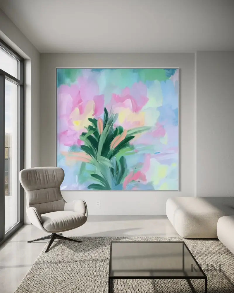 Dreamlike Petals - Hand Painting 