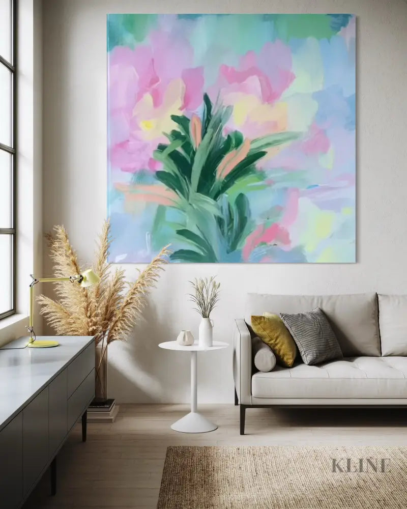 Dreamlike Petals - Hand Painting 