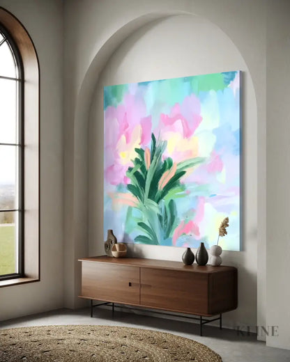 Dreamlike Petals - Hand Painting