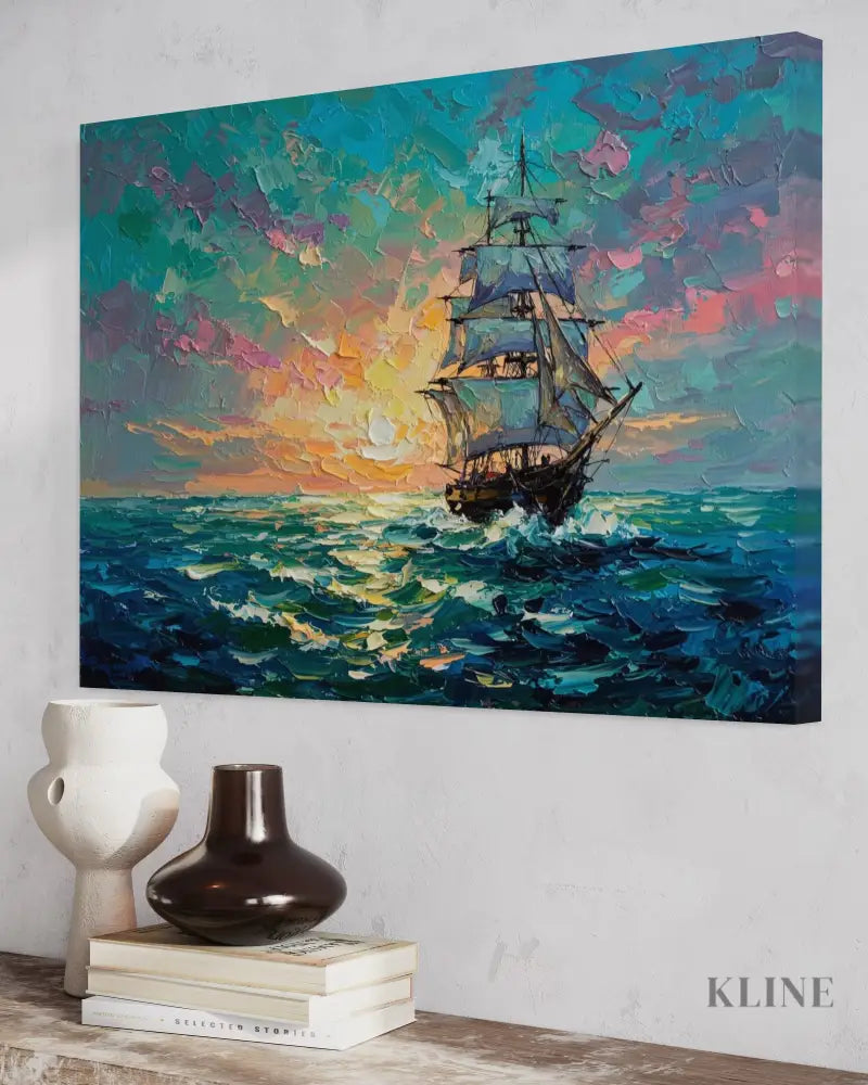 Dreamscape at Sea - Hand Painting 