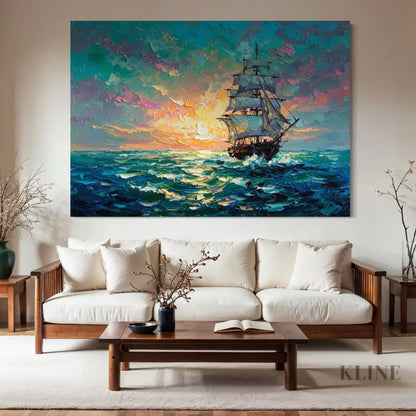 Dreamscape at Sea - Hand Painting