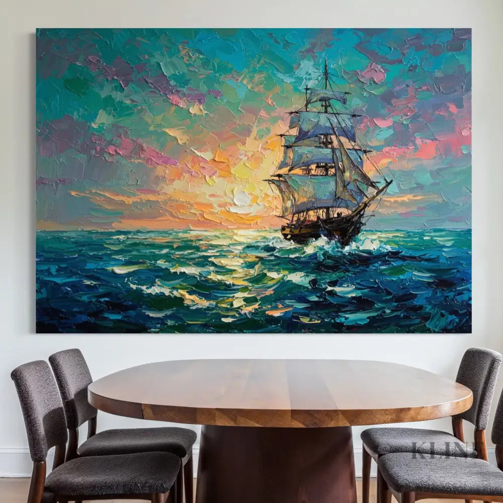 Dreamscape at Sea - Hand Painting