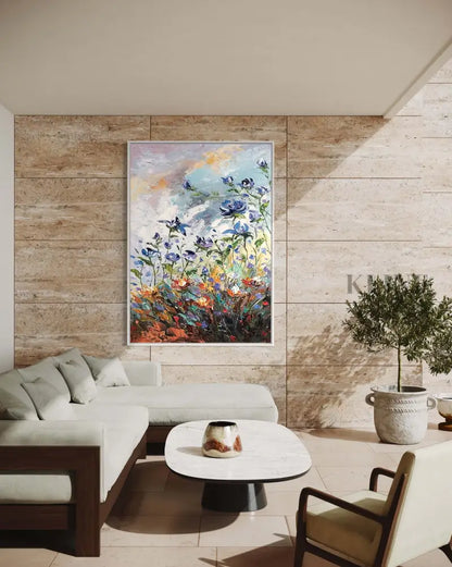 Earth’s Vibrant - Hand Painting