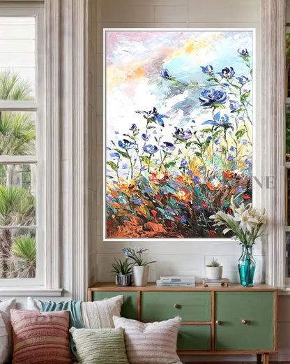 Earth’s Vibrant - Hand Painting