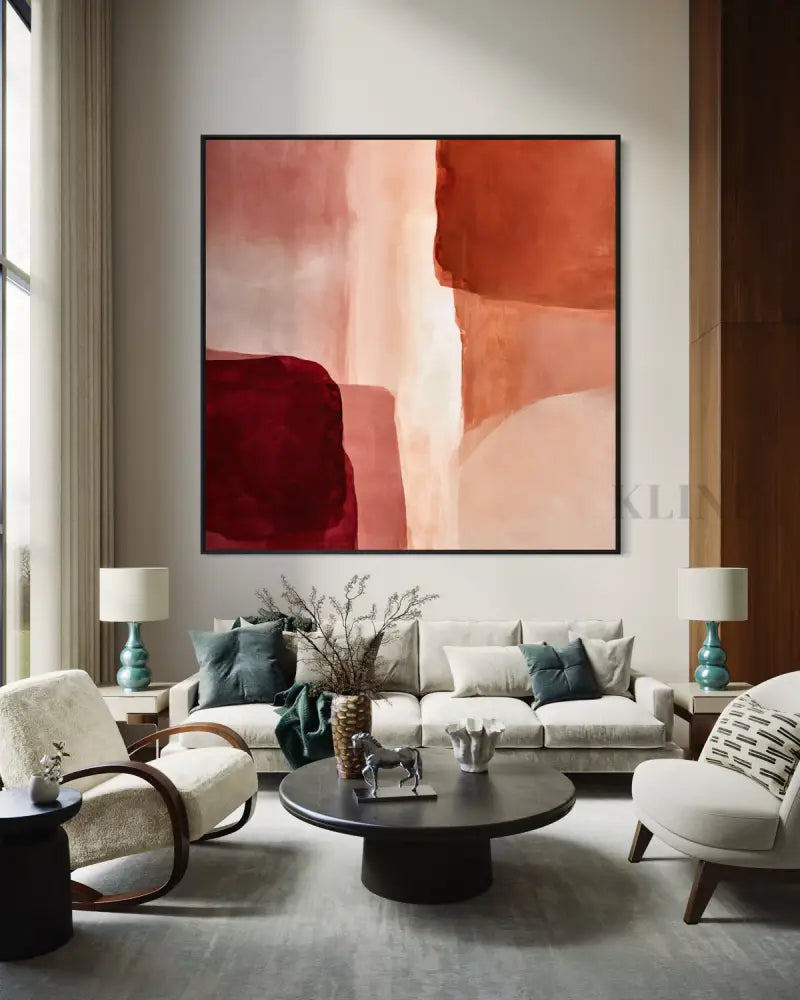 Earthy Strata - Hand Painting Dipinti originali in vendita