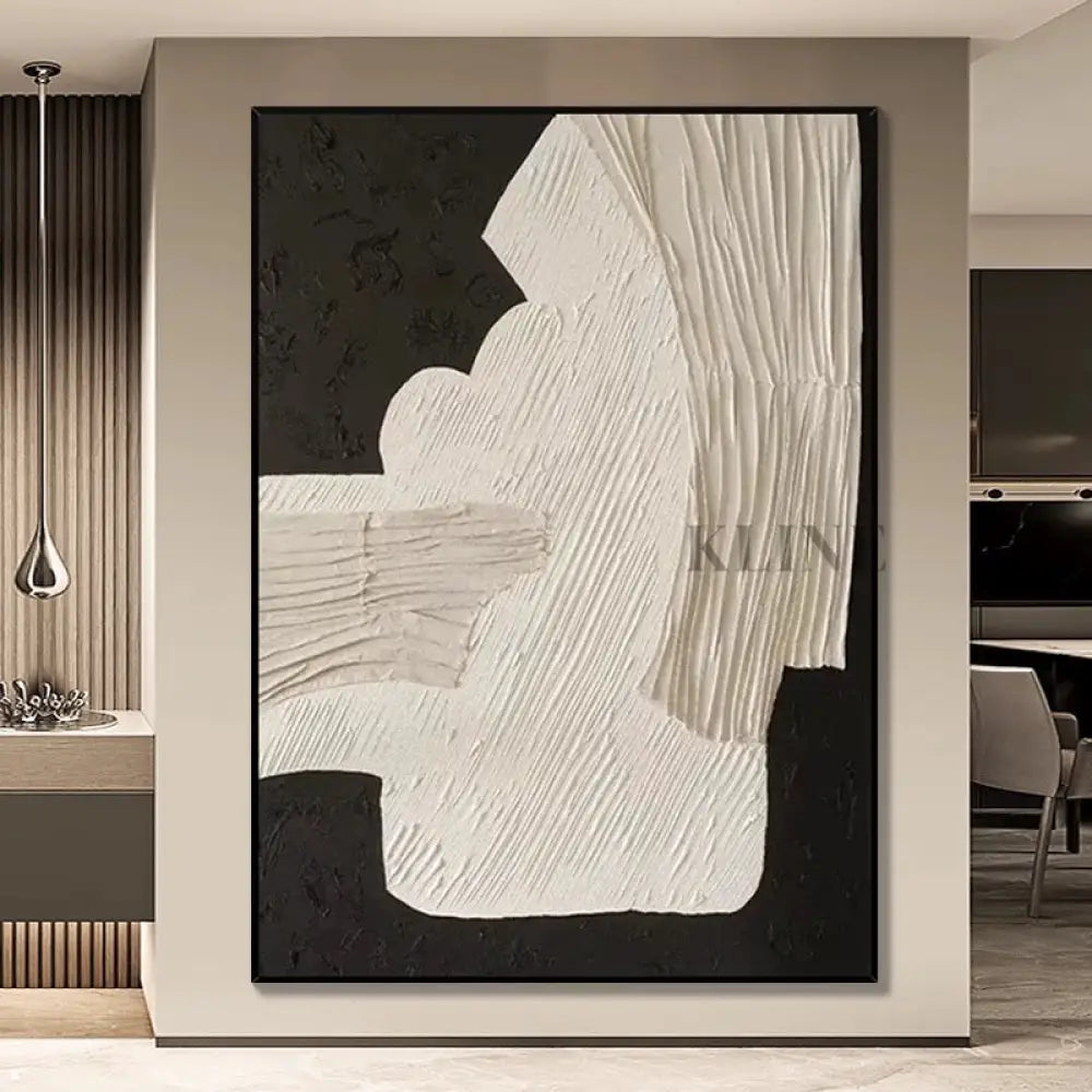 Earthy Textures Beige and Deep Brown Abstract Art - Hand Painting