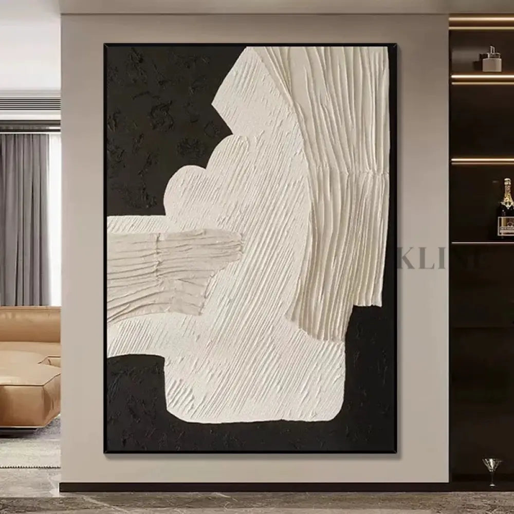 Earthy Textures Beige and Deep Brown Abstract Art - Hand Painting 
