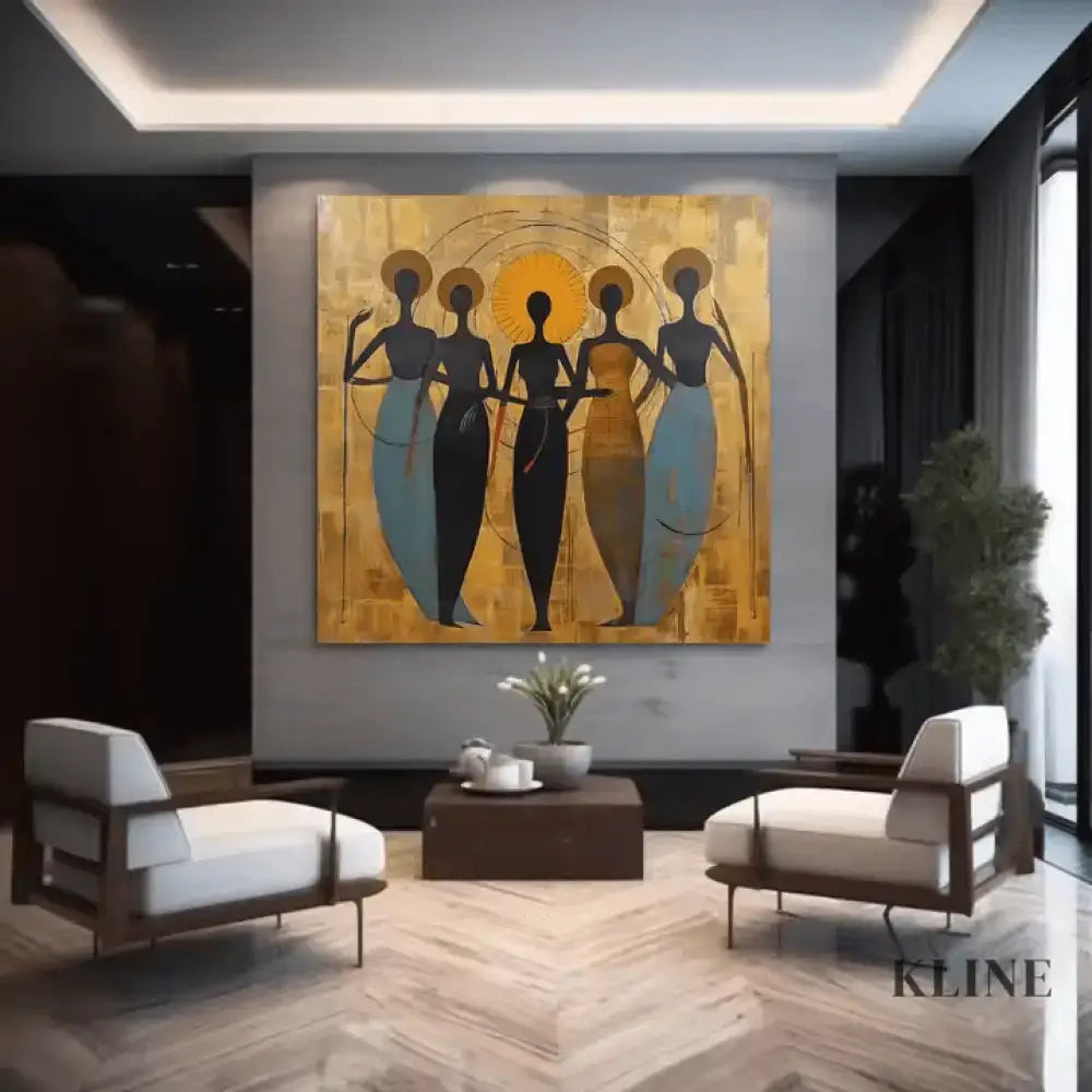 Éclat sous le Soleil - Hand Painting 