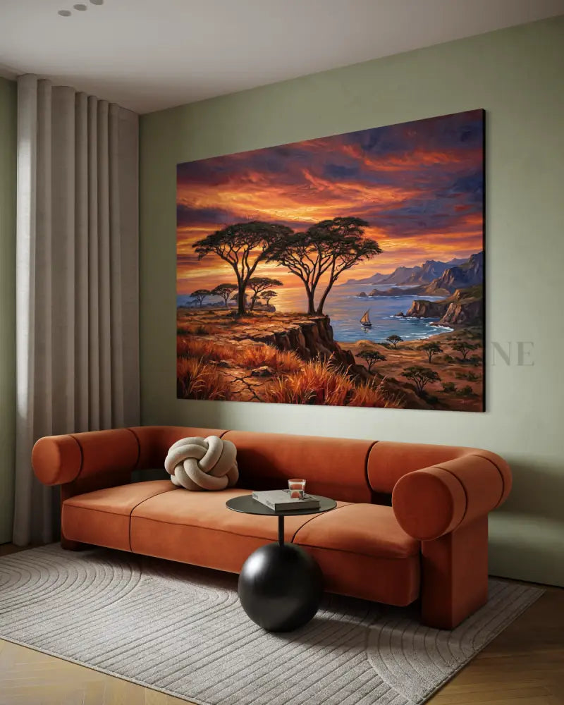 Edge of the Continent - Hand Painting