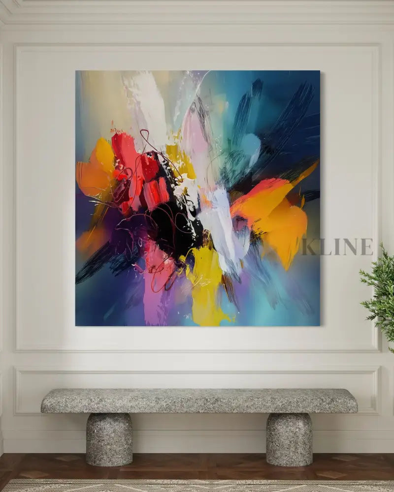 Electric Bloom - Hand Painting John Rey U.