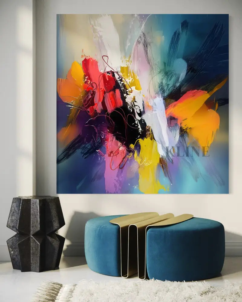 Electric Bloom - Hand Painting Black Friday Sale