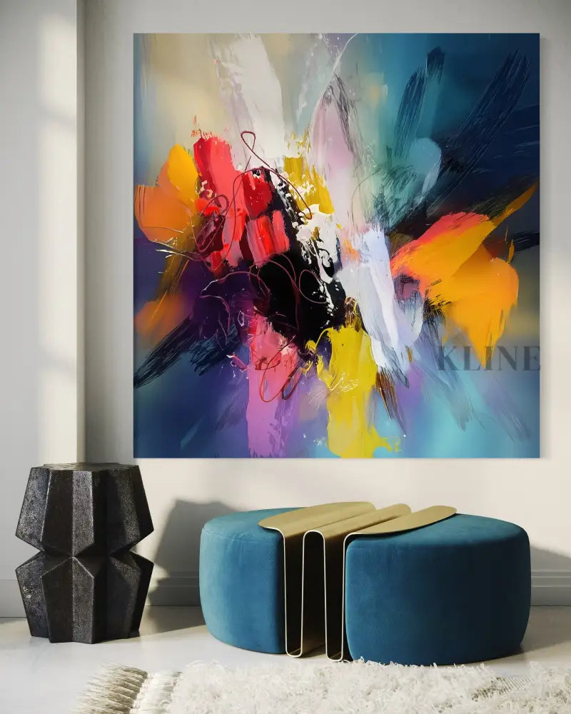 Electric Bloom - Hand Painting John Rey U.