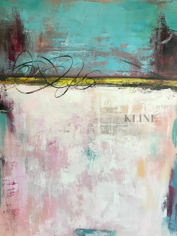 Elegance Style - Hand Painting Wandkunst für das Esszimmer