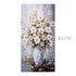 Elegant Floral Vase - Hand Painting