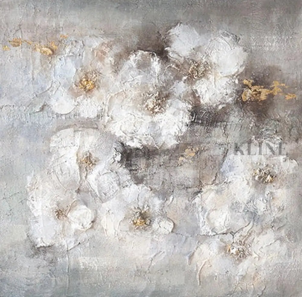 Elegant Purity - Hand Painting
