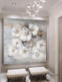 Elegant Purity - Hand Painting