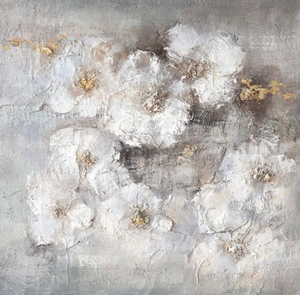 Elegant Purity - Hand Painting